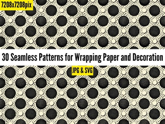 30 Seamless Patterns for Wrapping Paper