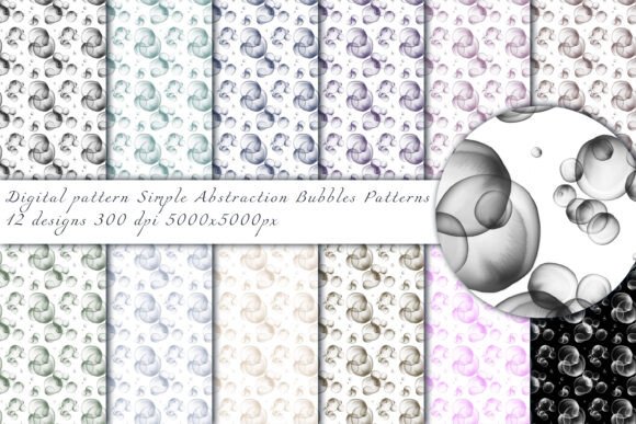 Abstraction Bubbles Patterns: A Versatile Design Solution for Creative Projects