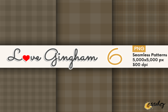 Dark Brown Gingham Patterns
