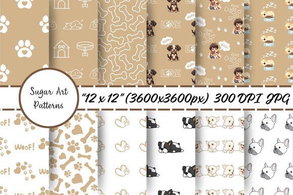 Dog Patterns Digital Paper: A Strategic Asset for Creative Workflows