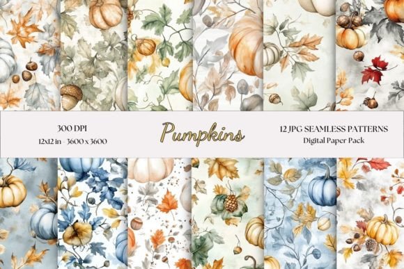 Fall Pumpkin Seamless Patterns Set: A Practical Review for Creative Professionals
