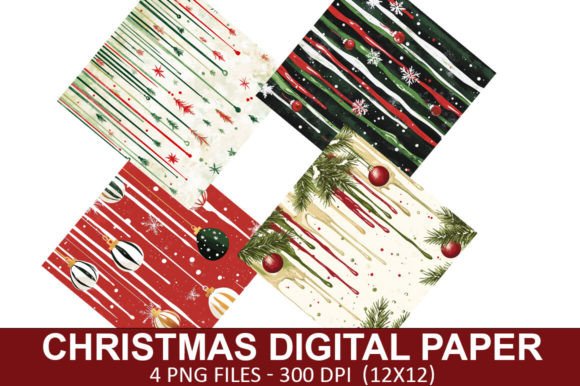 Holiday Dripping Patterns