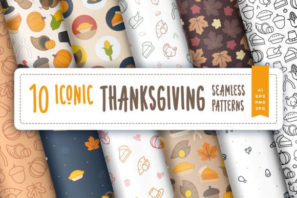 Iconic Thanksgiving Seamless Patterns: A Strategic Asset for Seasonal Branding