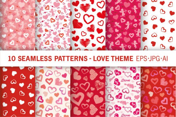 Patterns on the Theme of Lips and Kiss