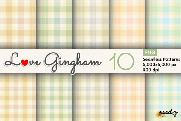 Sweet Pastel Gingham Patterns: The Ultimate Digital Paper Pack